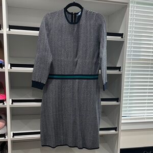 Draper James Navy, White, and Green Dress XL